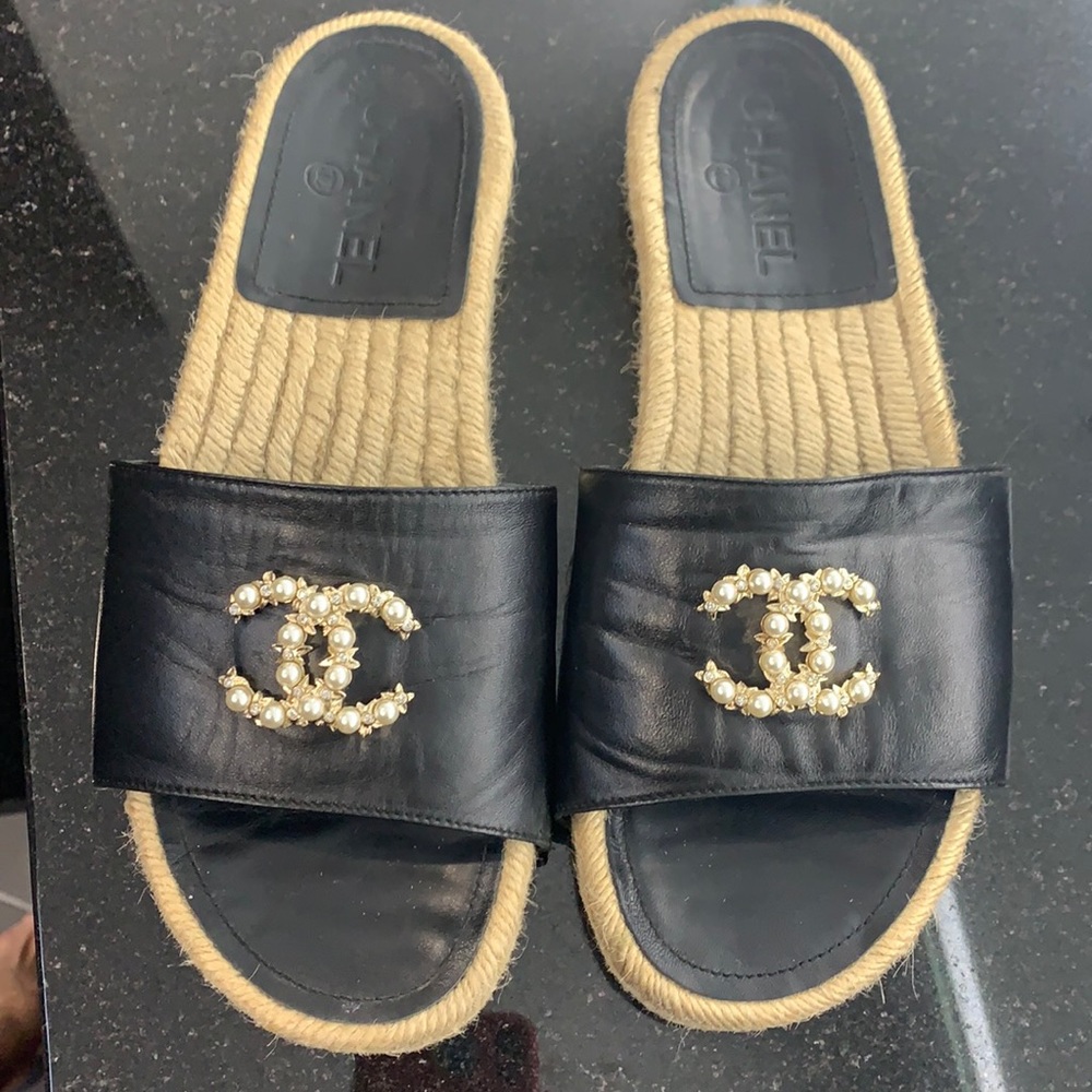 Chanel Mules BLACK - size 38